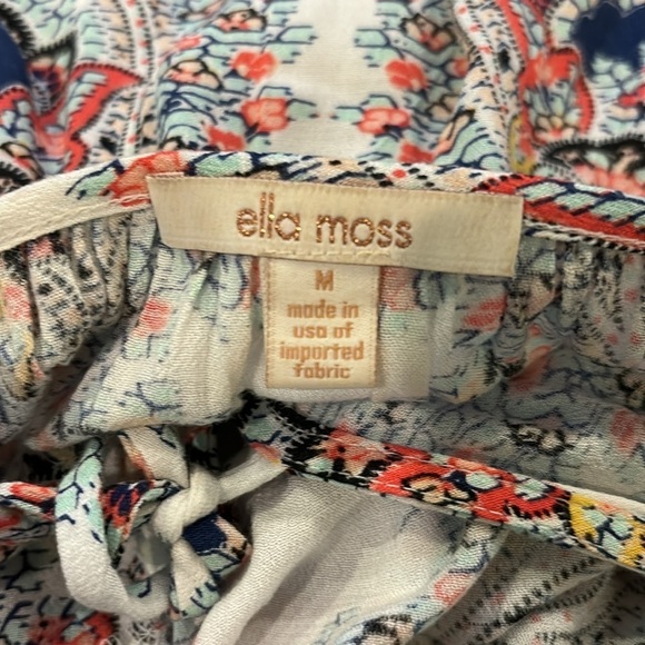 ELLA MOSS Valerie Top Size Medium - Picture 8 of 9